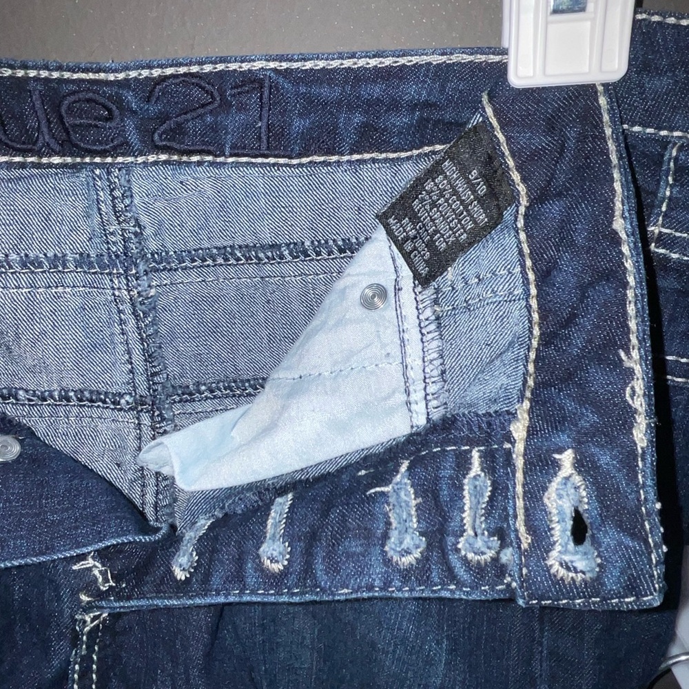 Rue21 multi brand Blue Jean Shorts Trio - Picture 2 of 9
